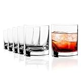 Stölzle Lausitz Whisky Gläser New York Bar 6er-Set 190 ml – Hochwertige...