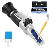 AXVRAV Refraktometer Honig 3 in 1 Imker mit ATC Refraktometer Brix 58-92%...