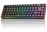 TMKB T68 Gaming Tastatur,60% Kabellos Mechanische RGB Tastatur mit...