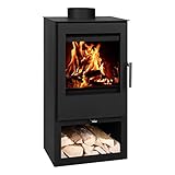 5 kW Kaminofen EWO X101 - Basic Holzofen für Zuhause - Kamin mit kleinem...