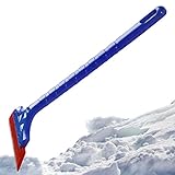 Eiskratzer | Langlebiger kratzfreier Auto-Schneeschaber mit langem rutschfestem...