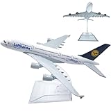 YGCHEN Flugzeug Modell Legierung A380 Lufthansa Flugzeugmodell 1/400 Skala...