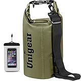 Unigear Dry Bag, Wasserdicht Taschen mit Handytasche und Gurte für Boot und...