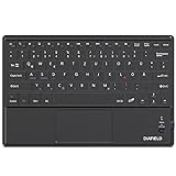1byone DIAFIELD Bluethooth Tastatur mit Touchpad, Tablet Tastatur Ipad Keyboard...