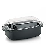 kela Bräter mit Deckel 4,5 Liter, rechteckiger Bräter induktionsgeeignet...