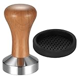 51mm Kaffee Tamper, Espresso Tamper für Kaffee, Edelstahl Kaffeestampfer, 51mm...