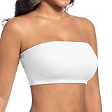 ONEW Nahtlos Bandeau BH Damen Trägerloser Bustier Top ohne Bügel Schulterfrei...