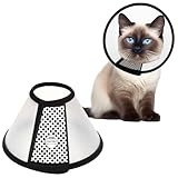AFCJLTO Pet Cone Recovery,Halskrause Katze, Leichter Kunststoff...