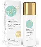 Cosphera Collagen Booster Creme 50 ml Vegan - mit Hyaluronsäure, Peptiden &...