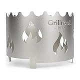 Grillrost.com Das Original Edelstahl Wokaufsatz | Krone für alle Feuerplatten...