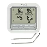 TFA Dostmann Digitales Grill-Thermometer Bratenthermometer, 14.1516, mit 2...