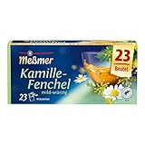 Meßmer Kamille-Fenchel | 23 Teebeutel | Wohltuend | Vegan | Glutenfrei |...