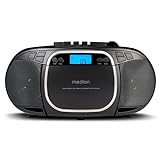 MEDION E66476 Stereo Sound System (Boombox, CD-Player, MP3, Kassette, tragbarer...