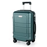 TANTOMI Hartschalen-Handgepäck Koffer aus ABS+PC – Reisekoffer mit 4...