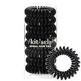 Kitsch Spiral-Haargummis für Damen, Spiral- und Telefonkabel-Haargummis für...