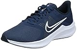 Nike Herren Downshifter 11 Sneaker, Midnight Navy/White-Dark Obsid, 43 EU