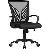 Yaheetech Bürostuhl Ergonomisch Schreibtischstuhl mit Schaukelfunktion...