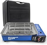 Butangas Camping Gasgrill Evergrill mit Transportkoffer | Campinggrill BBQ...