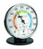 TFA Dostmann Präzisions Thermo-Hygrometer, 45.2033, zur Raumklimakontrolle,...