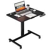 Mobiler Elektrisch höhenverstellbarer Schreibtisch, 80 * 60cm Stehpult mit...