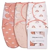 GLLQUEN BABY Swaddles Pucksack Baby 0-3 Monate,100% Bio-Baumwolle Baby...