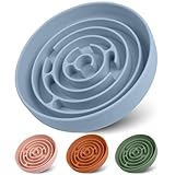 Coomazy Antischlingnapf Hunde Ø 20 cm Silikon Hundenapf mit Saugnapf Langsam...