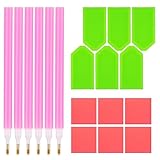 WOLMIK 5D DIY Diamond Painting Zubehör Kit, 18 Stück Diamant Painting Bilder...