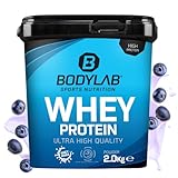 Bodylab24 Whey Protein Pulver, Blaubeere, 2kg