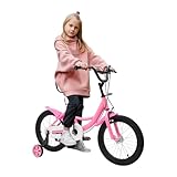 Kinderfahrrad 16 Zoll Mädchen & Jungen Fahrrad Kinder ab 3-6 Jahre Unisex...