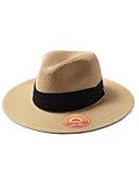 FURTALK Unisex Panamahut Breite Krempe Sonnenhut für Herren und Damen Strandhut...