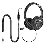 Avantree HF039 Over Ear TV Kopfhörer mit Langes Kabel (16.4 Fuß / 5M), HiFi...