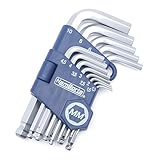 HemBorta® Innensechskant Satz Kurz 13 tlg 1.27-10mm, Metrisch...