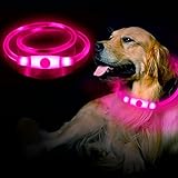 CCWW LED Leuchthalsband Hunde Halsband USB wiederaufladbar -...