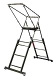 Berger & Schröter Aluminium Ansitzstuhl mit Verlängerung, Ansitzleiter,...