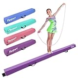 FBSPORT 240 cm Schwebebalken Kinder Faltbarer Balken Turnen Balance Beam für...