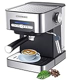 Steinborg Espressomaschine | Siebträgermaschine | 15 Bar | Siebträger...