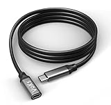 jj-shop24 VoKS USB-C 3.2 Verlängerung Kabel C-Stecker C-Buchse Type-C Kabel...