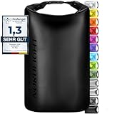 Nordlight Dry Bag 10L Wasserdichter Beutel - (Schwarz) Wasserdichter Packsack...