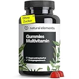 natural elements Gummies Multivitamin – 120 fruchtige Gummibärchen –...