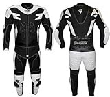 BI ESSE Motorradkombi Herren 2-teilig – Motorradanzug Leder & Textil, Jacke...
