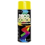 Deco Color DC Lackspray glänzend 400ml nach RAL freie Farbauswahl (gelb glanz...