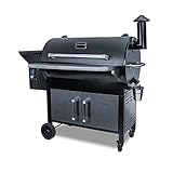 ACTIVA Schleicher Pellets Smoker Grill XXL Grillwagen Pellet Smoker BBQ Smoker...