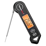 ThermoPro Fleischthermometer Digitaler Grillthermometer Faltbares...