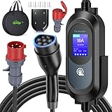 Zyncove Mobile Wallbox Ladestation 11kW [3-phasig, IP67, 6-16A, 6m] : Ladekabel...