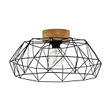 EGLO Deckenlampe Padstow, Deckenleuchte Vintage, Industrial, Retro,...