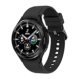 Samsung Galaxy Watch4 Classic, Runde LTE Smartwatch, Wear OS, drehbare Lünette,...