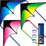 SGftre Delta Drachen-Set für Kinder & Erwachsene, Hochreißfest mit...