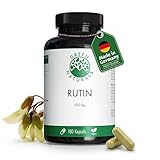 Rutin (180 Kapseln á 500mg) - deutsche Herstellung – 100% Vegan & Ohne...