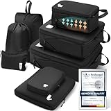 Packing Cubes Compression 8 Stück Koffer Organizer,Wasserdicht PackwüRfel...