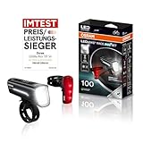 OSRAM LEDsBIKE Race 100 Set, wiederaufladbares Fahrradlichtset,...